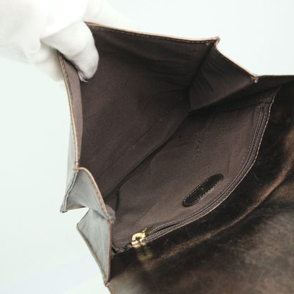 Chanel Calf Bronze Unisex Shoulder Bag