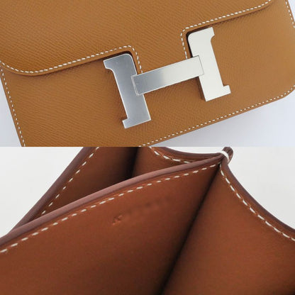 Hermes Constance Mini Miroire Gold K Engraved Epson Shoulder Bag Brown