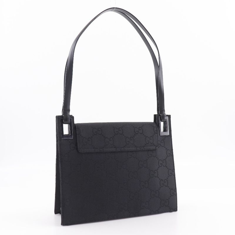 Gucci GG 001.3068 Satin Black Ladies Tote Bag
