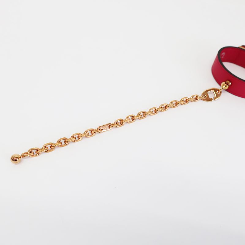 Hermes Glove Holder Kelly Rose Pink Gold Hardware Swift Accessories
