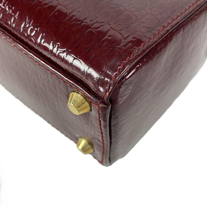 Dior/christian Dior Handbag Lady Dior Mini Bag/trotter Bordeaux Gold Hardware