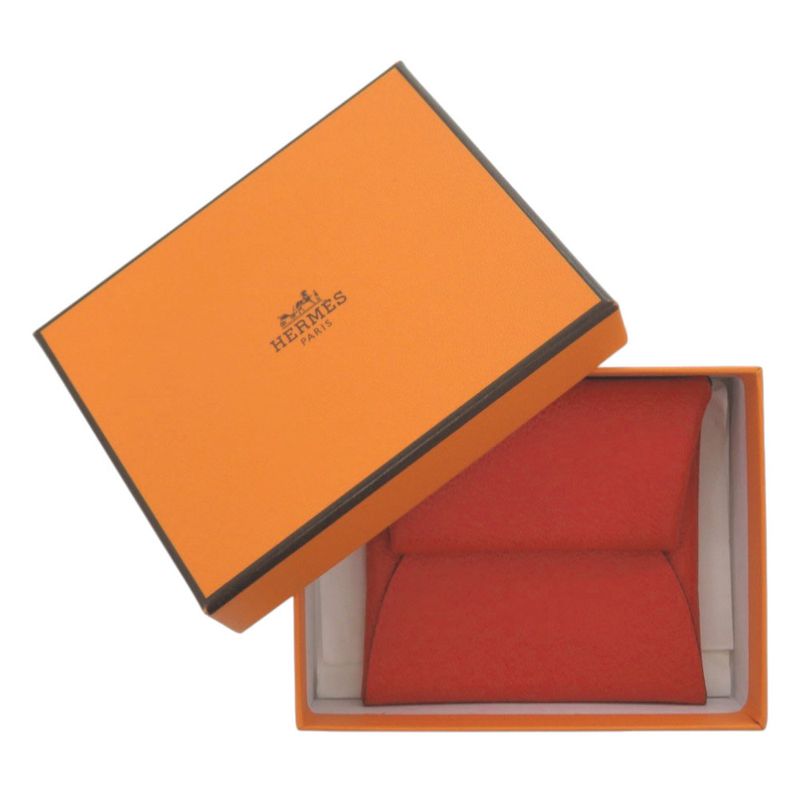 Hermes Bastia Evercolor Rouge Coup Silver Hardware Z Engraved (2021) Coin Case