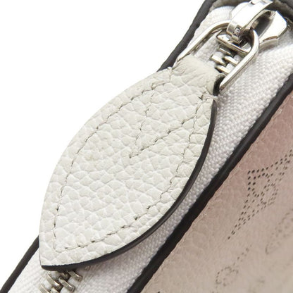 Louis Vuitton Long Wallet Zippy Wallet Monogram Mahina Pink and White Silver