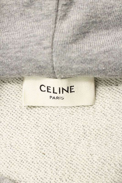 Celine 2y468052h Logo Drawcord Pullover Hoodie Men's XL