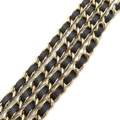 Chanel Shoulder Bag Matelasse Small Vanity Bag Caviar Skin Black Gold Hardware