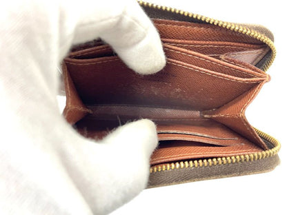 Louis Vuitton Monogram Zippy Coin Purse Zippy Wallet Round Zip Compact Wallet