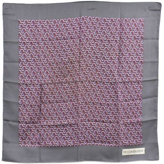 Authentic Yves Saint Laurent YVES Saint Laurent YSL Silk Scarf Shawl Bandana