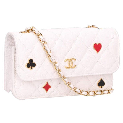 Chanel Ap3084 Trump Cavis Skin Phone Case Shoulder Bag Women