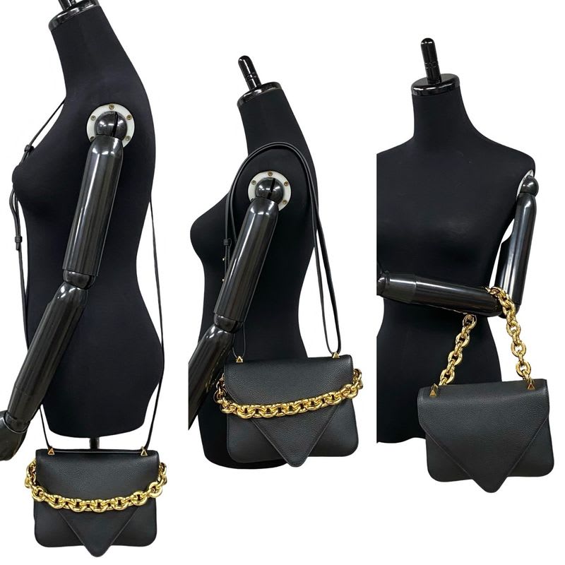 Bottega Veneta Mount Envelope Leather 3-Way Shoulder Bag Handbag