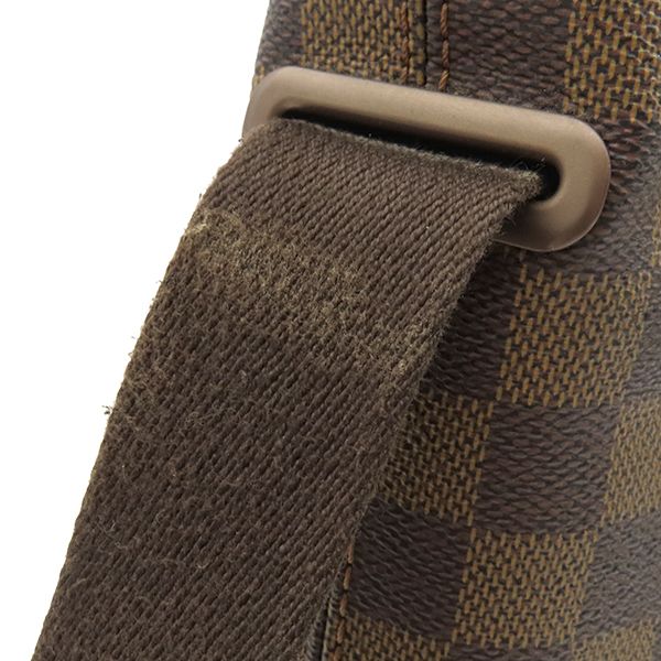 Louis Vuitton Shoulder Bag Brooklyn MM Damier Canvas Damier Gold Hardware Brown