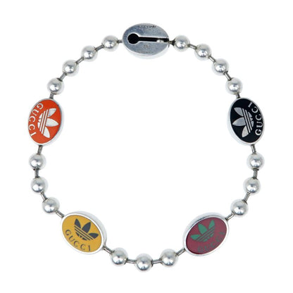 Gucci Adidas Collaboration Bracelet Ball Chain 18 Ag925 Multicolor
