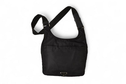 Prada Shoulder Bag Body Bag Prada Tessuto Black Men Women