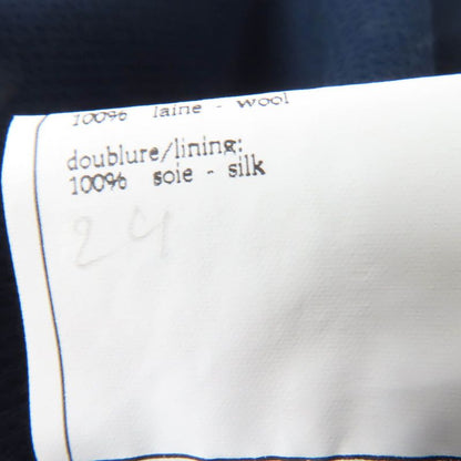 CHANEL Vintage 96P P06410v04616 100% Wool Coco Mark Button Jacket And Skirt