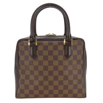 Louis Vuitton Handbags Brera N51150 Damier Ebène Brown Gold Hardware Elegant
