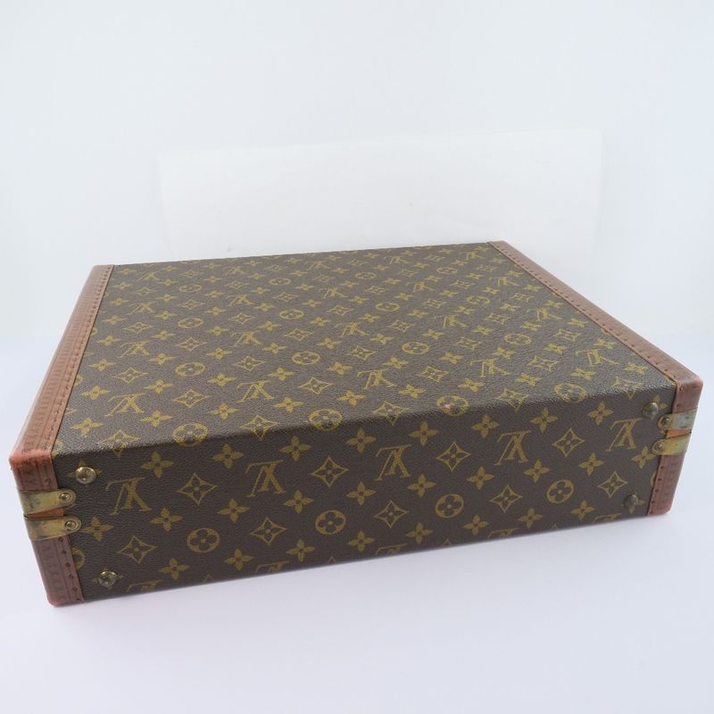 Louis Vuitton President Briefcase M53012 Monogram Canvas Brown Unisex Business