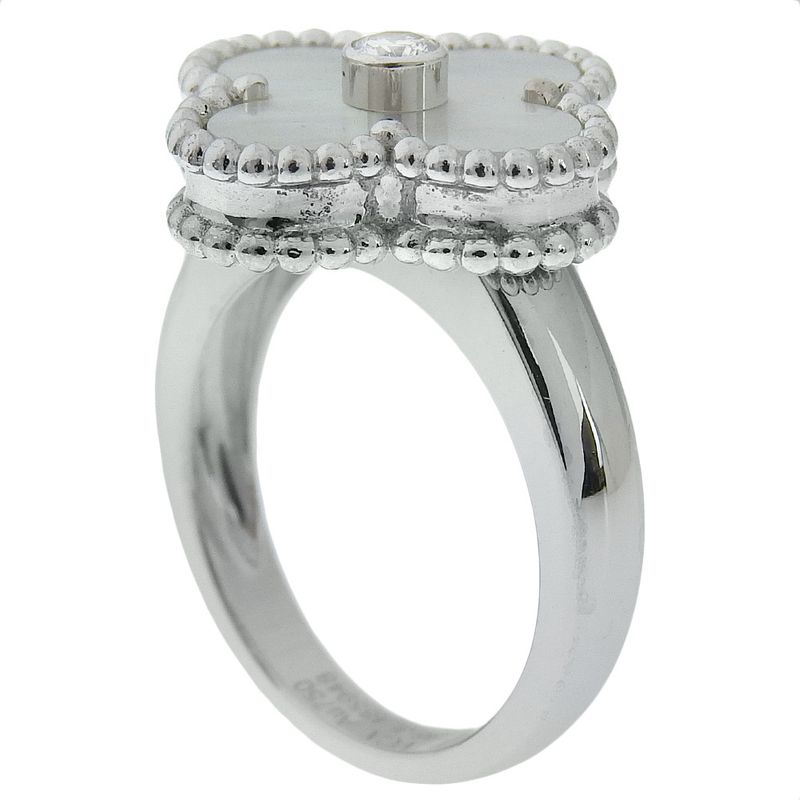 [van Cleef & Arpels] Van Cleef & Arpels Vintage Alhambra 18kwhite Gold #6