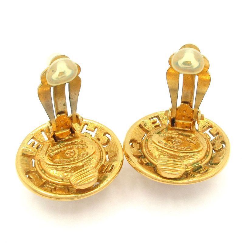 Chanel Earrings - Gold And Ivory