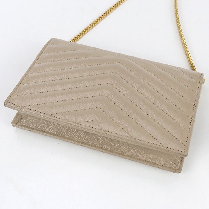 Saint Laurent Envelope Chain Wallet Cassandra 742920 Chain Wallet Leather Women