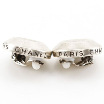 Chanel Coco Mark Metal Silver 99P Ladies 19.1g Earring