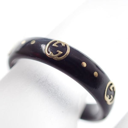 Gucci Icon Interlocking G 18Kring #50 Corundum 18K With Case Ring