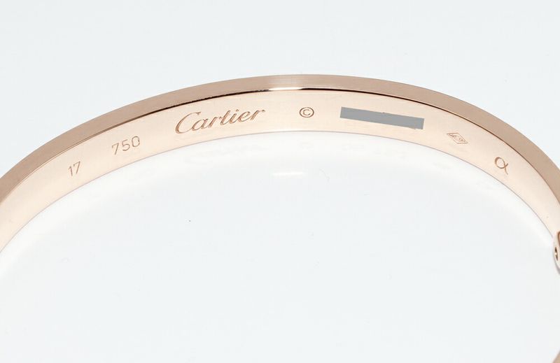 Cartier Bracelet Bangle 18K Pink Gold Love Bracelet