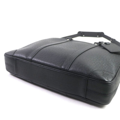 Louis Vuitton M30975 Porte Documents Voyage Taiga Leather 2WAY Briefcase Black