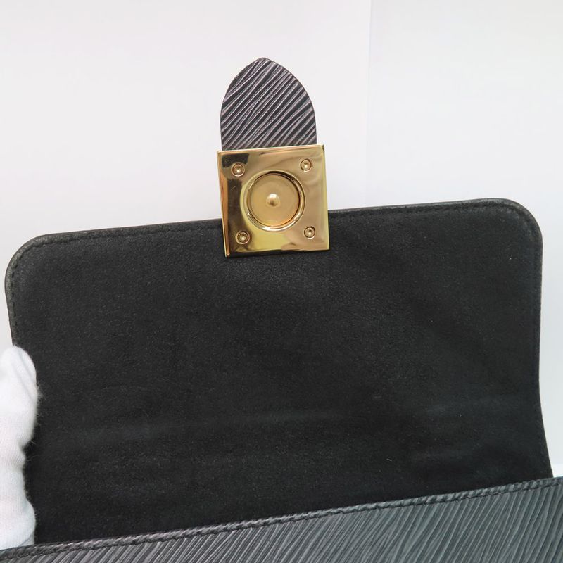 Louis Vuitton Rocki-bb M52880 Epi Noir Black Shoulder Bag 2WAY Gold