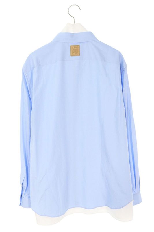 Loewe 25SS H526y05xa0 Hybrid Cotton Long Sleeve Shirt Men 41