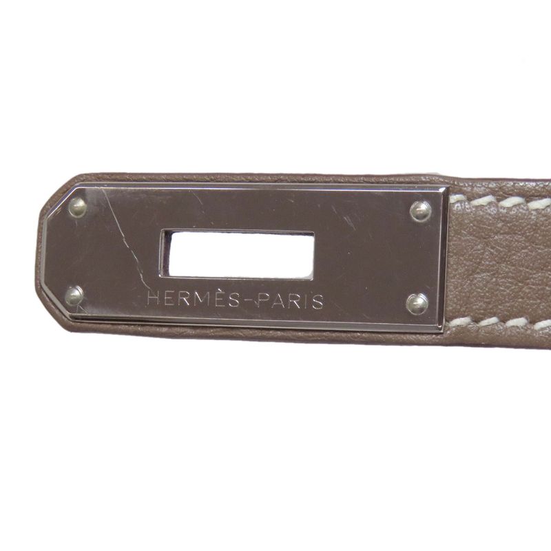 Hermes Birkin 30 Etape Silver Hardware Handbag Taurillon Women