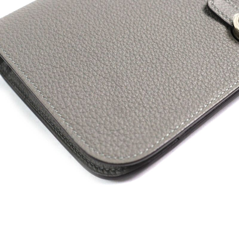 Hermes Dogon GM Duo Grimayer Silver Hardware Serie Button Togo Long Wallet