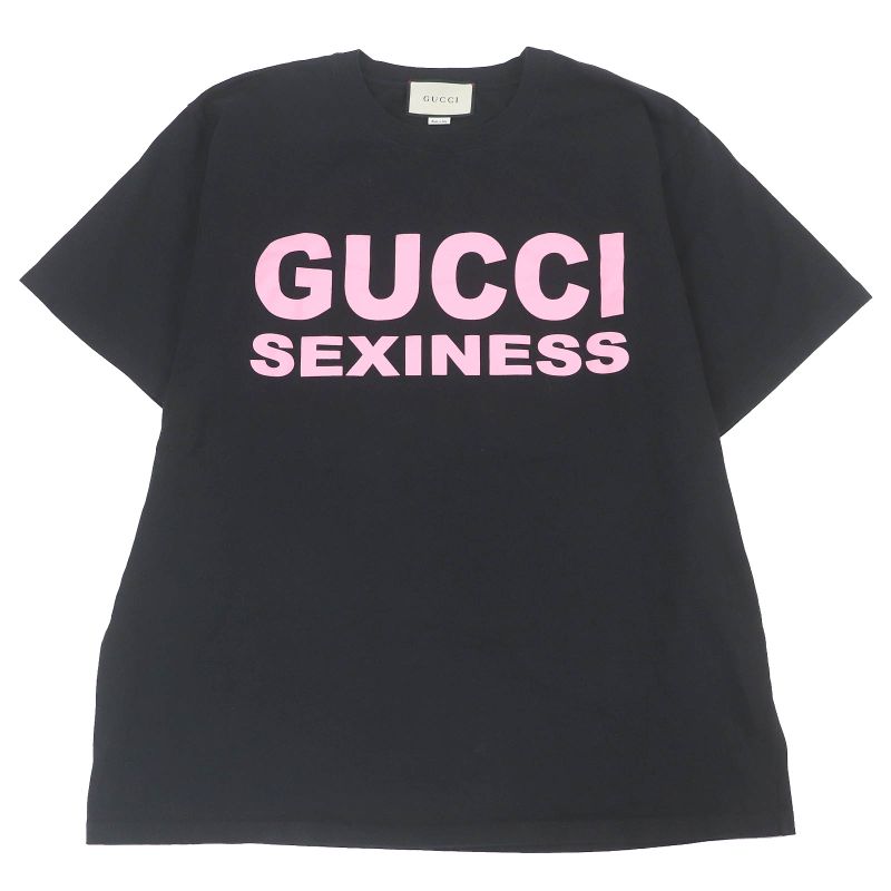Gucci 616036 100% Cotton Sexiness Logo Print Oversized Short