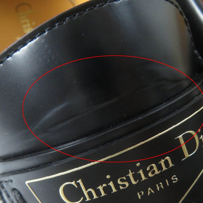 Christian DIOR BOY Leather Loafers Black 35 Women