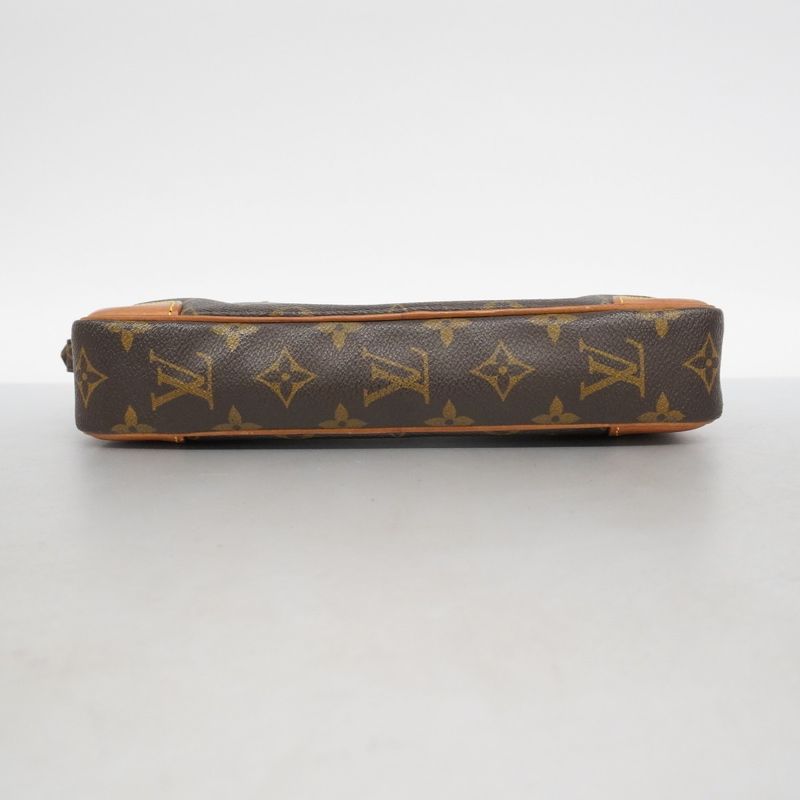 Louis Vuitton Clutch Bag Monogram Marly Dragonne GM M51825 Brown Men's