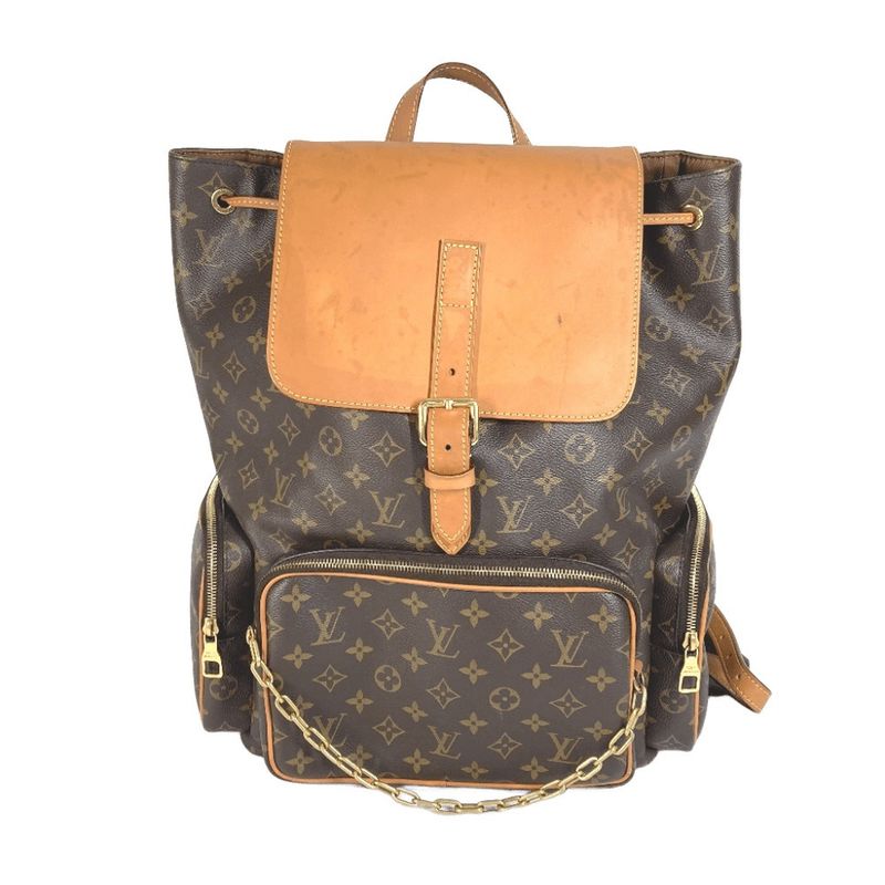Louis Vuitton Backpack Sac Trio Backpack M44658 Monogram Canvas Brown