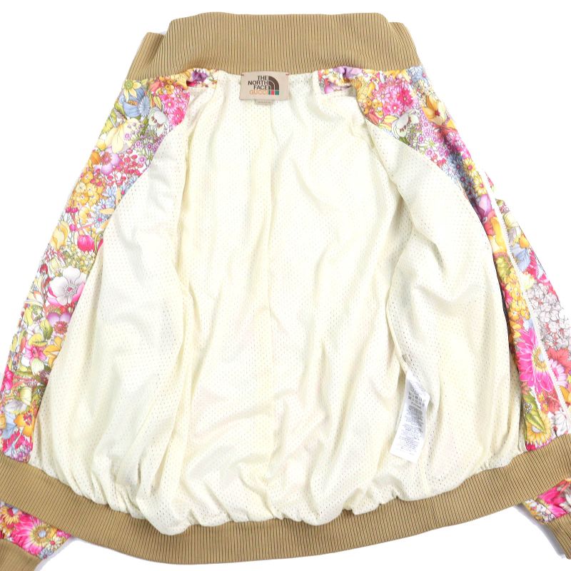 Gucci×the North FACE Gucci×the North Face 651323 Floral Print Webline Track