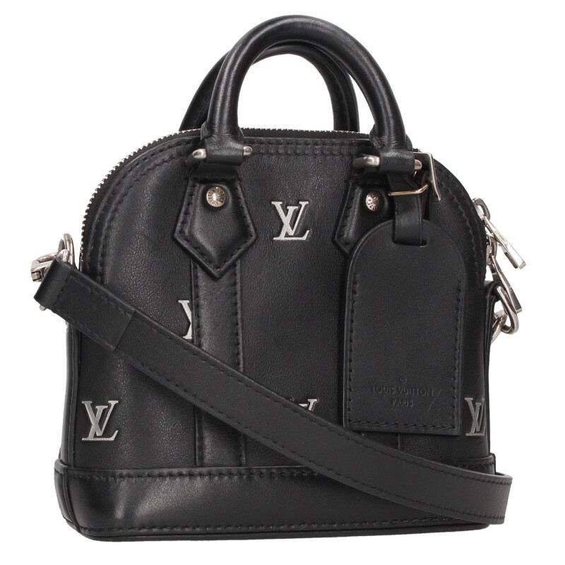 Louis Vuitton M83184 Nano Alma Logo 2WAY Shoulder Bag Men's