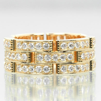 Cartier Maillon Panther 3-row 18K Yellow Gold And Fully Paved With Diamonds