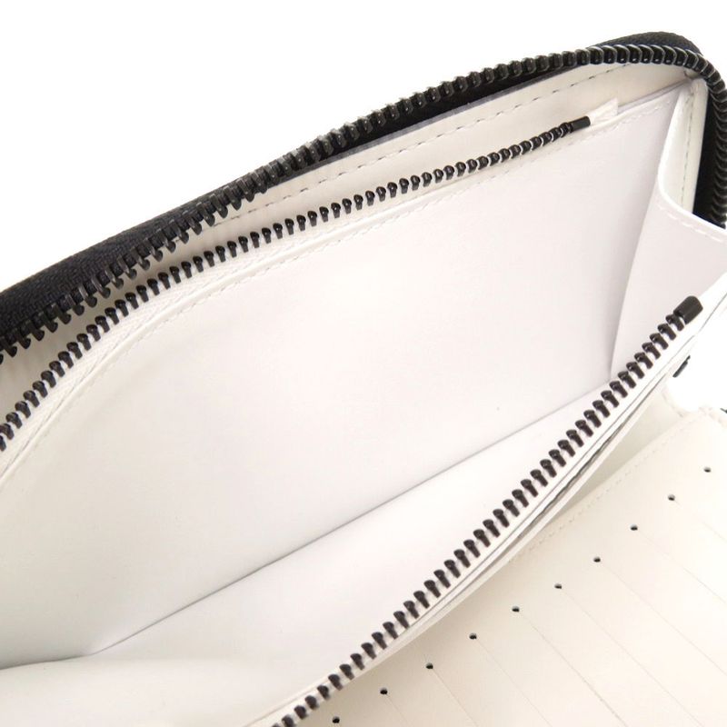 Louis Vuitton Zippy Wallet Vertical Monogram Shadow White M83381 Long Wallet LV