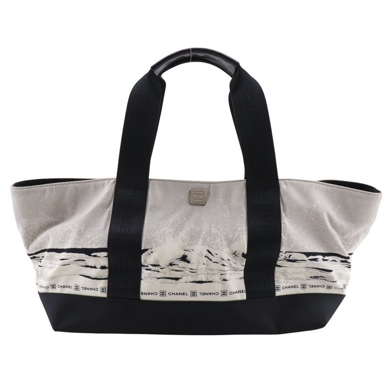 Chanel High Summer Sport Line Nylon Black Ladies Handbag