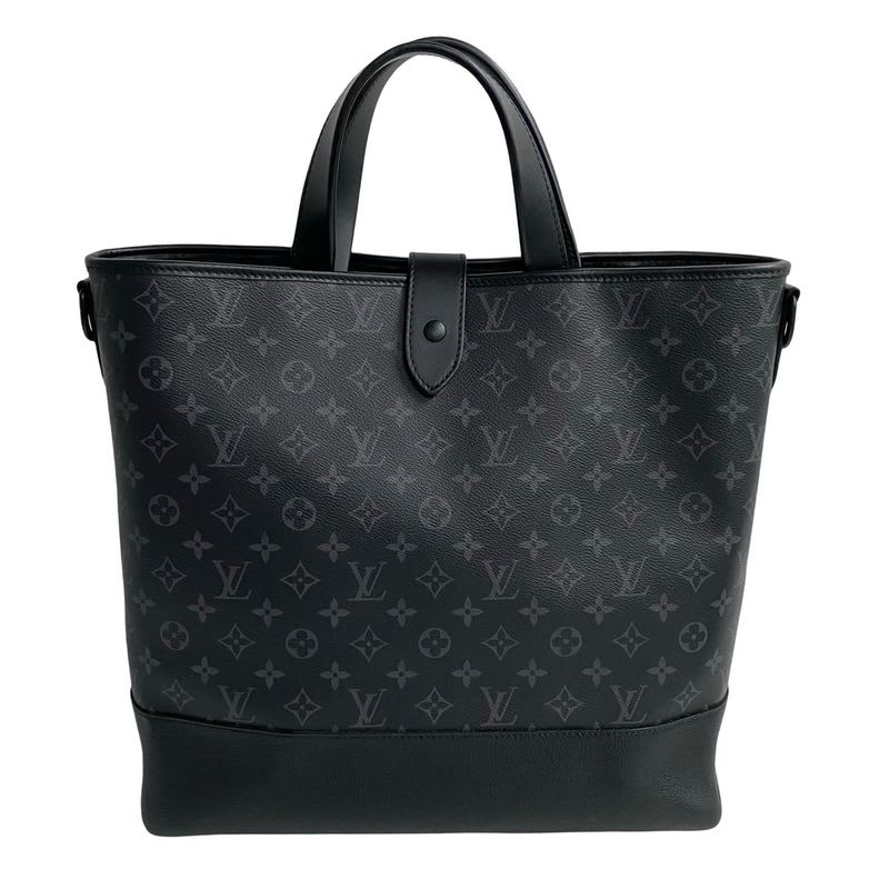 Louis Vuitton Saumur Tote Monogram Eclipse Leather 2-Way