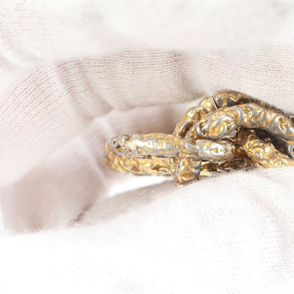 Vintage Chanel Coco Mark Key Holder Bag Charm Gold Women's RRE Cw49-1