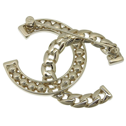 Chanel Coco Mark Abd111 B16035 Metal And Rhinestone Chien Pan Gold Ladies 18g