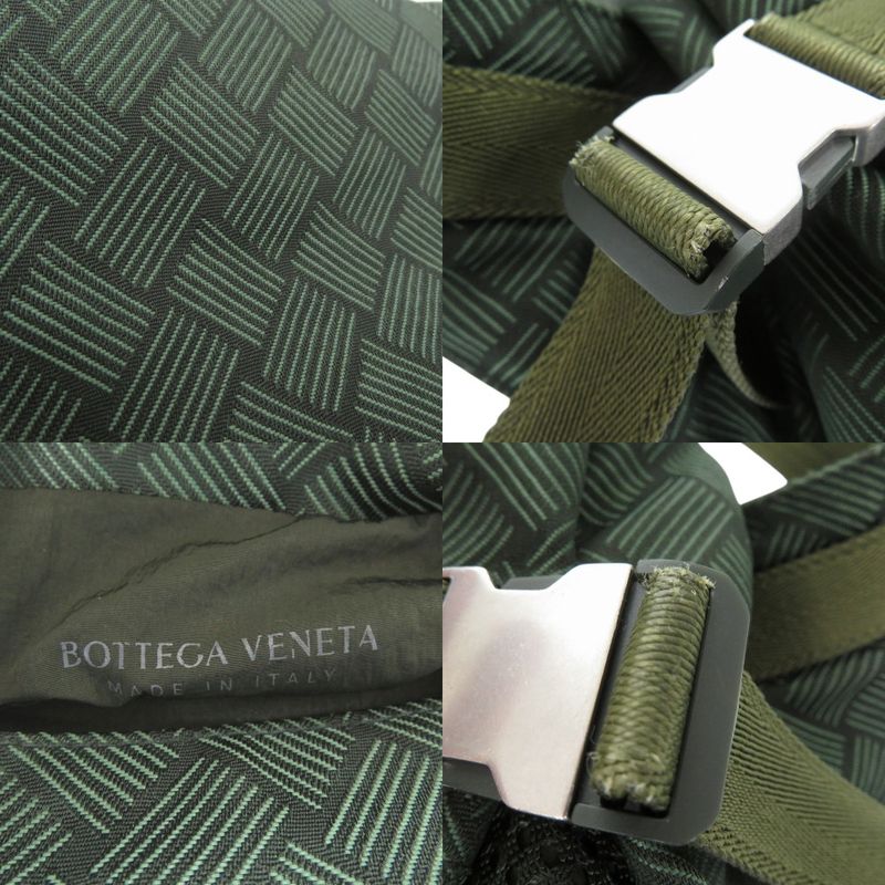 Bottega Veneta Nylon Body Bag Nylon Green 0525 Bottega Veneta