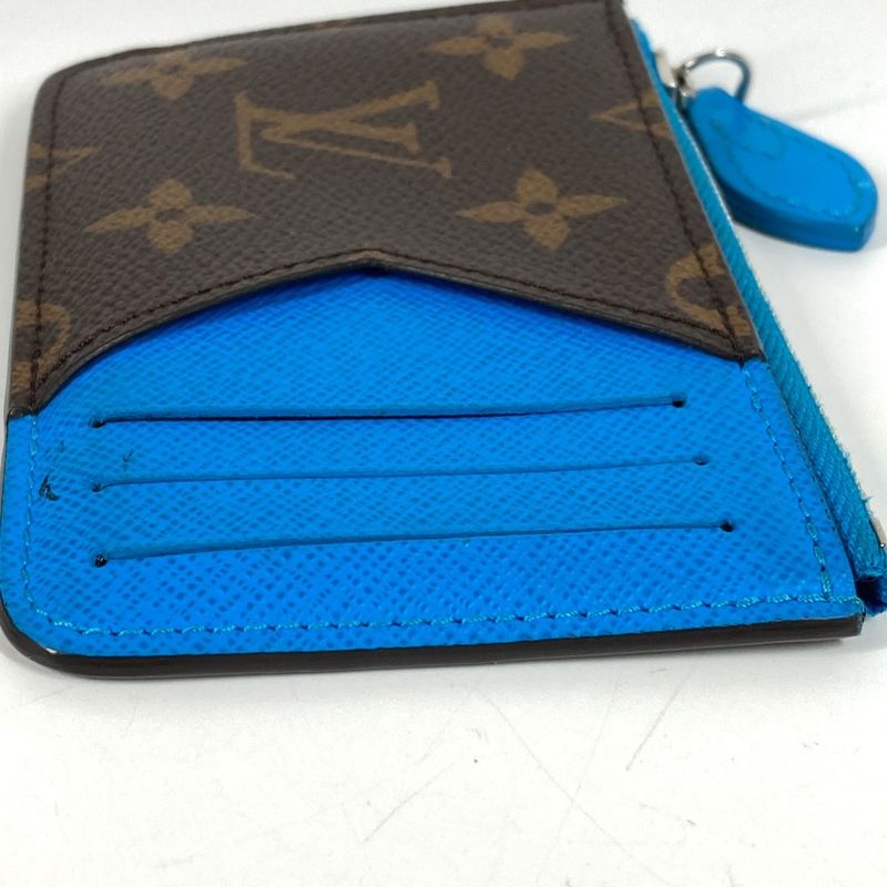 Louis Vuitton Coin Case Porte Carte Romie M12382 Monogram Canvas Blue