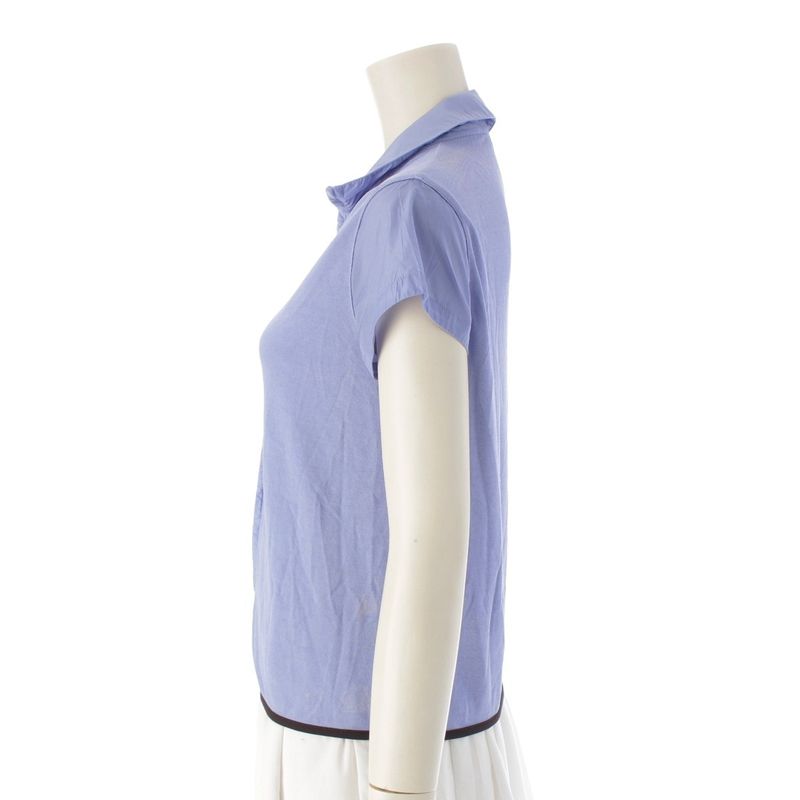 Prada Sport Archive Short Sleeve Cut Nylon Jacket Outerwear Tops Light Blue S