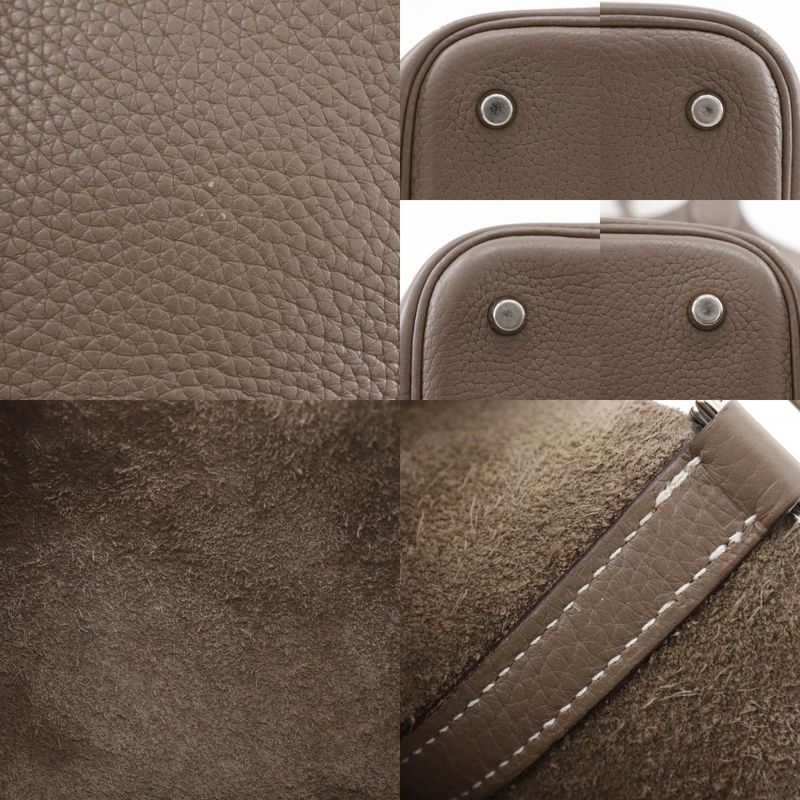 Hermes Picotin MM Taurillon Clemence Etoupe □I Ladies Handbag