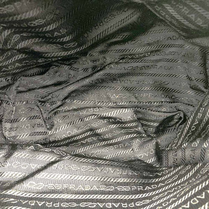 Prada Tote Bag One Shoulder Bag Nylon Black Ladies Men Simple Casual Fashion