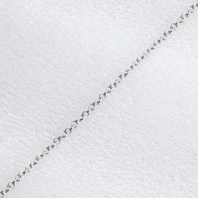 Tiffany & Co Double Rubbing Heart Paloma Picasso 925 Silver Ladies 4.4g Necklace