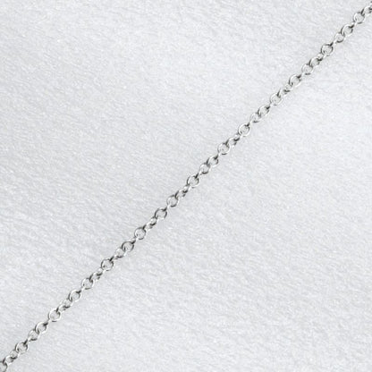 Tiffany & Co Double Rubbing Heart Paloma Picasso 925 Silver Ladies 4.4g Necklace