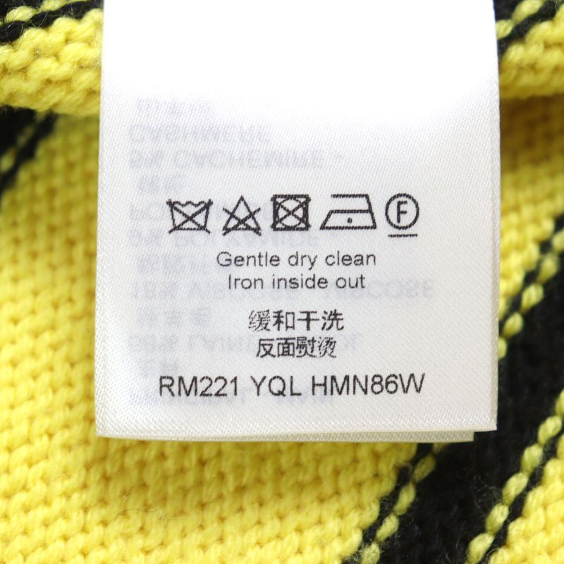 Louis Vuitton 22SS Hmn86w LV Intarsia Football Knit Cashmere Blend Amen Break